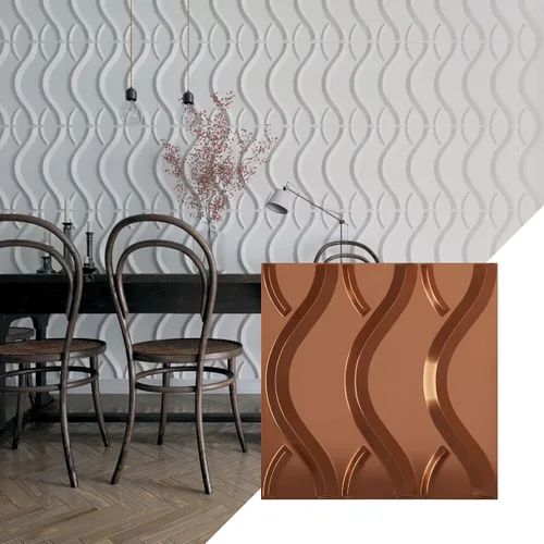 Miniatura 21 de Ekena Millwork WP20X20NXWH 19 5/8 pulgadas de ancho x 19 5/8 pulgadas de alto Nexus EnduraWall Decorativo 3D Panel de Pared Cubre 2.67 pies cuadrados