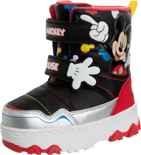 Disney Mickey Mouse Toy Story Cars - Botas de nieve resistentes al agua para niños (niños pequeños)
