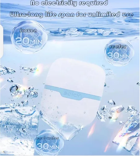 Miniatura 4 de Rodillo de hielo para cara, rodillo facial de hielo, herramientas de terapia de frío, rodillo de hielo facial frío masajeador para hinchazón ocular