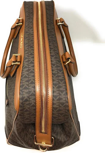 Miniatura 3 de Michael Kors Signature - Bolsa de viaje de PVC color marrón