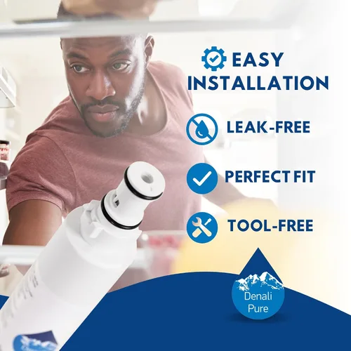 Miniatura 6 de Paquete de 3 filtros de agua de repuesto para refrigerador Whirlpool GR2FHTXTQ00 - Compatible con cartucho de filtro de agua para refrigerador