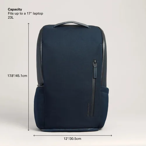 Miniatura 5 de Mochila Troubadour Pioneer 3.0, Azul marino, Moderno