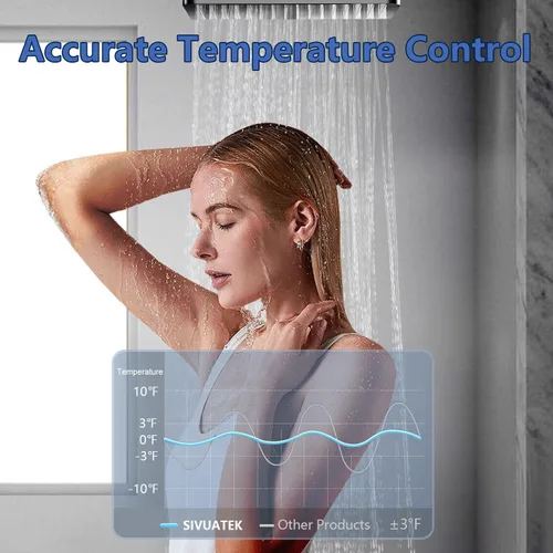 Miniatura 5 de Calentador de agua eléctrico sin tanque SIVUATEK 14kW, 240V - Agua caliente bajo demanda para toda la casa - Certificado ETL, automodulación