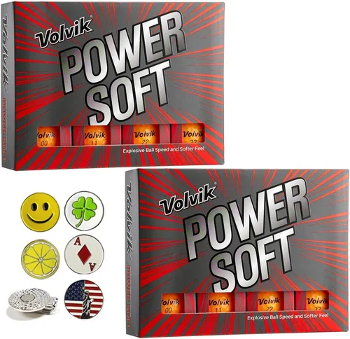 Miniatura 8 de Volvik Power Soft Explosive Ball Speed Golf Balls Set de regalo