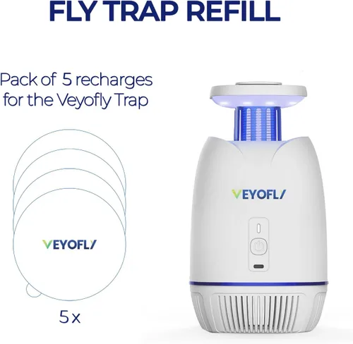 Miniatura 2 de Veyofly Kit de trampa para moscas para interiores, moscas de la fruta, trampas para mosquitos, mosquitos, insectos para interiores