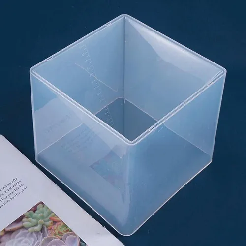 Miniatura 5 de Moldes de pirámide de silicona transparente supergrandes, 3 piezas, interior de 4.7 a 7.5 pulgadas, moldes de resina de silicona para orgonita