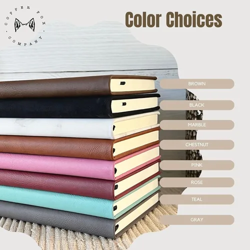 Miniatura 4 de Diario de cuero personalizado de alta calidad para ella, diarios y cuadernos personalizados con nombre grabado, regalo perfecto para viajar