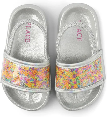 Miniatura 2 de The Children's Place Girl's and Toddler Slides with Backstrap Sandal