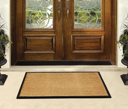 Miniatura 19 de A1HC Tapete para Puerta de Fibra de Coco Natural y Caucho, 30"x48" – Grueso, Duradero, Resistente, Anti-Desprendimiento, Resistente a