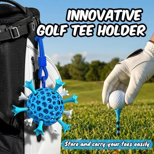 Miniatura 2 de Tees de golf profesionales de plástico Full Choice, paquete de 100 (3-1/4" o 2-3/4"), durabilidad y estabilidad mejoradas, diseñados para minimizar