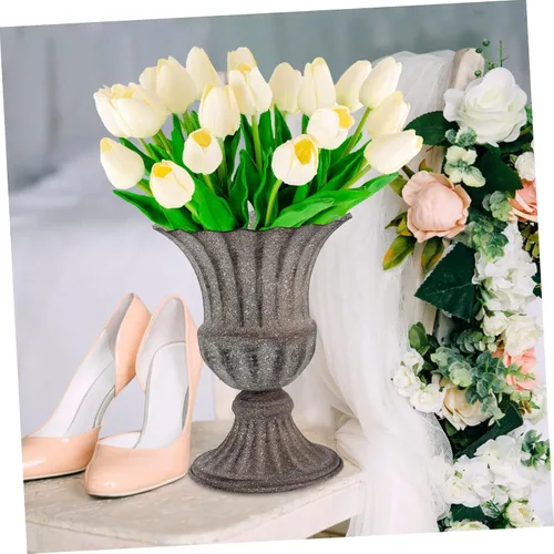 Miniatura 2 de Soporte de escritorio para jarrón conmemorativo de cementerio, soporte de escritorio, jarra de agua, tumba, florero, urna, urna de hierro, maceta