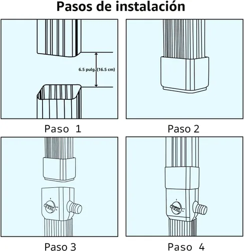 Miniatura 6 de Desviador de bajante, desviador de agua de lluvia se adapta a bajantes de gran tamaño de 3 x 4 pulgadas y bajante de 2 x 3 pulgadas, sistema