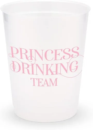 Miniatura 15 de WEDDINGSTAR Vasos personalizados de plástico esmerilado para fiestas, Aloha Beaches - Juego de 8