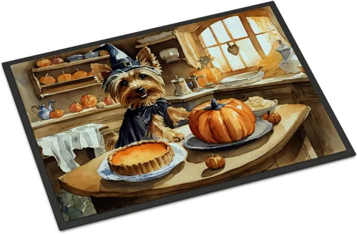 Miniatura 37 de Caroline's Treasures DAC1720MAT Affenpinscher - Tapete de otoño para cocina, con calabazas, 18 x 27 pulgadas, tapete para puerta delantera