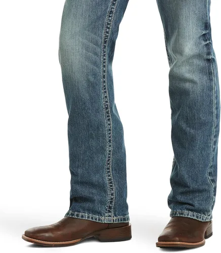 Miniatura 5 de ARIAT Jeans ajustados y apilables M5 de pierna recta para hombre, Carson Dakota