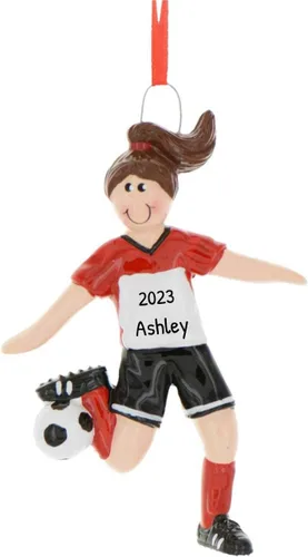 Miniatura 13 de Adornos de fútbol 3D para niño para árbol de Navidad, adorno de fútbol personalizado 2025, adornos de Navidad personalizados para niños, regalos