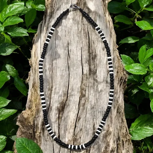 Miniatura 16 de BlueRica Collar de cuentas de concha de coco y puka (18")