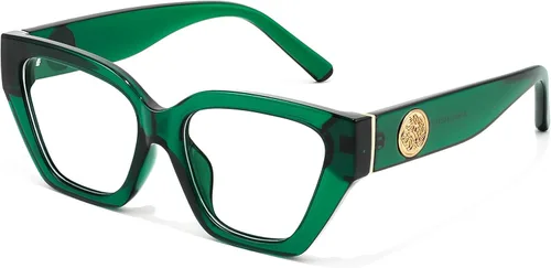 Miniatura 12 de FEISEDY Gafas de bloqueo de luz azul ojo de gato para mujer, diseño moderno de ojo de gato para uso diario B0350