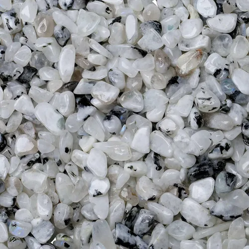 Miniatura 11 de LAIDANLA 1 libra (450 gramos) de grava de acuario de cristal de 7 chakras, piedras pulidas y talladas en bruto, piedras de cristal irregulares