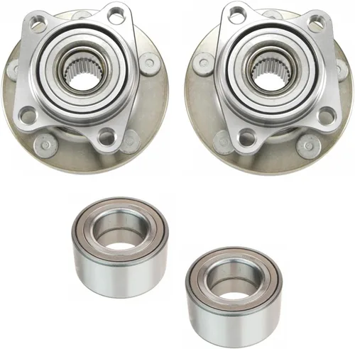 Miniatura 89 de TRQ Juego de 2 rodamientos de rueda delantera y conjunto de cubo 4WD compatible con Ford Ranger Mazda B4000 1998-2000
