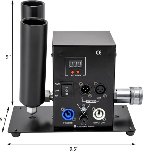 Miniatura 3 de Máquina de humo de chorro de CO2 Máquina de humo de chorro de CO2 150 W Cañón DMX columna de aire Máquina de chorro de CO2 6 MPa Night Club Bar DJ