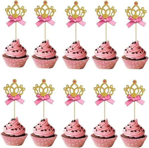 Miniatura 8 de Decoración para cupcakes de verano, 36 piezas de decoración de cupcakes de verano con temática hawaiana, decoración de cumpleaños, decoración