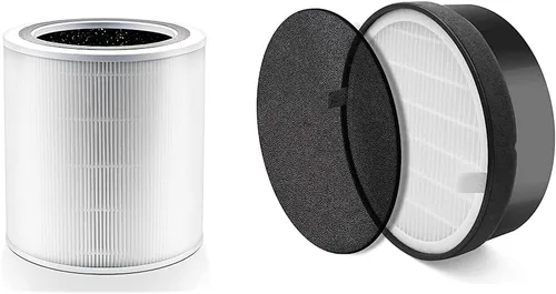 LEVOIT Core 400S Filtro de repuesto para purificador de aire, 1 paquete, filtro de repuesto para purificador de aire blanco y LV-H132, prefiltro de