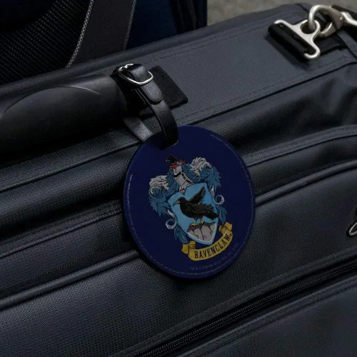 Miniatura 5 de Harry Potter Ravenclaw - Placa de identificación de piel redonda con escudo pintado