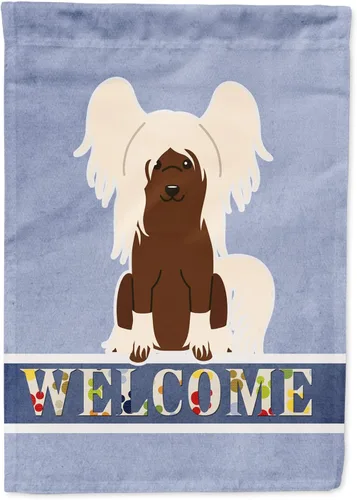 Miniatura 205 de Caroline's Treasures BB5622GF Airedale - Bandera de bienvenida para jardín, bandera decorativa para patio, exteriores, patio, parterres