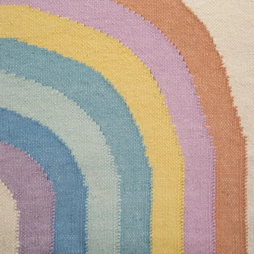 Miniatura 4 de Delta Children Colgante de pared de arco iris tejido a mano, multicolor