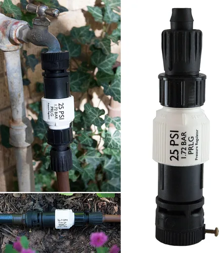 Miniatura 6 de Kit adaptador de grifo de riego por goteo: Conecta tubo de 1,27 cm al grifo o a la manguera, protector contra reflujo, filtro, regulador de presión