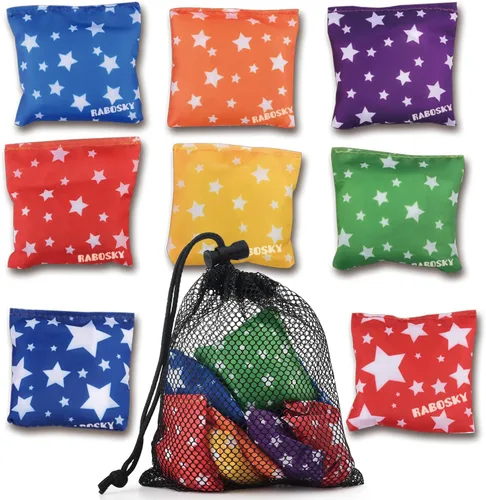Miniatura 8 de RaboSky Juego de lanzamiento de bolsas de puf de animales de granja 3 en 1, juego de hachas y bolas adhesivas para niños de 2, 3, 4, 5 años, Granja