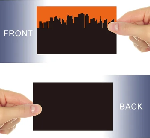 Miniatura 5 de Tarjetas de visita personalizadas con tu logotipo, tarjeta impresa personalizada para fotos de pequeñas empresas, parte delantera y trasera