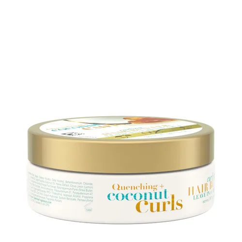 Miniatura 7 de Ogx Quenching Plus Coconut Curls Manteca para cabello dañado, 6.6 onzas fluidas