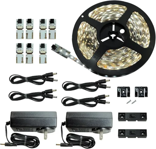 Miniatura 5 de Inspired LED - Tira de luz - Kit de corte y conexión - Blanco puro súper brillante 4200K - 39.5 pies/12M - Tira de iluminación LED - LED regulable