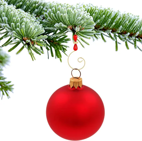 Miniatura 7 de Ripeng 36 Piezas Gancho de Adorno de Acrílico con Alambre para Árbol Colgante, Decoración del Hogar, 4 Estilos