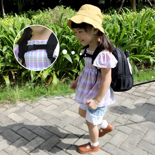 Miniatura 12 de Yodo, Bolsa para almuerzo aislada y mochila preescolar infantil, con correa de arnés de seguridad para niños o niñas, Dinosaur