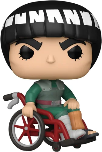 Miniatura 3 de Funko Pop! Animación: Naruto Shippuden - Might Guy, Guy Sensei en Silla de Ruedas Roja Edición Especial Multicolor Figura de Vinilo Exclusiva #1412