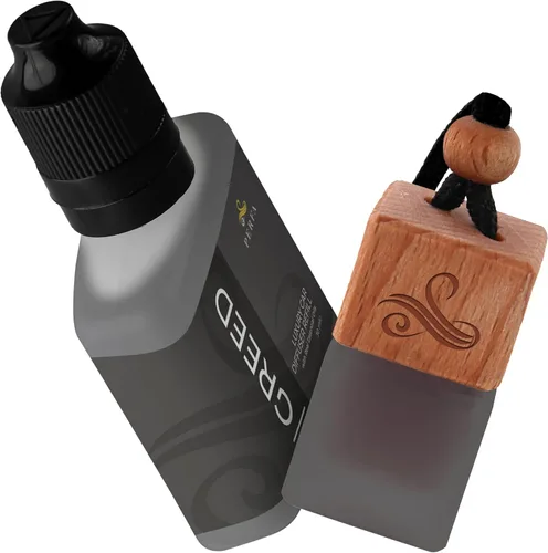 Miniatura 2 de Set de regalo Creed con botella de recarga Fragancias para coche inspiradas en perfumes Fuerte ambientador de coche con tecnología eliminadora