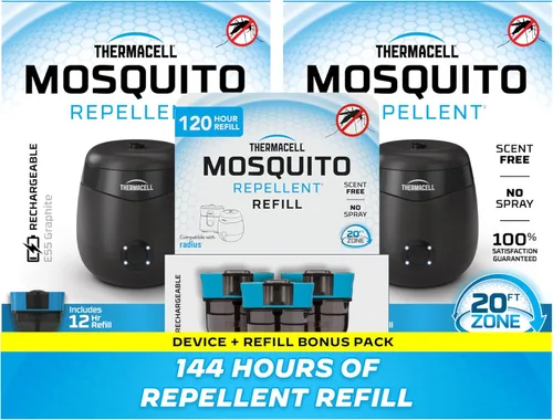Miniatura 9 de Thermacell E-Series Rechargeable Mosquito Repeller with 20’ Mosquito Protection Zone; Bug Spray Alternative; Scent Free