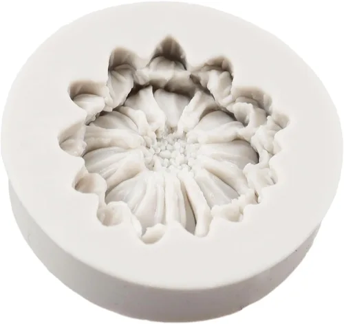 Miniatura 7 de Molde de silicona para fondant de margarita, crisantemo para decoración de pasteles de chocolate, decoración de cupcakes, pasta de goma de arcilla