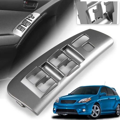 Miniatura 8 de 74232-52550-C0 ABS delantero izquierdo del lado del conductor de la ventana de la puerta del coche del interruptor del bisel Trim Fit for Toyota