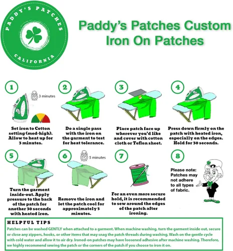 Miniatura 2 de Paddy's Patches Parche para planchar con lentejuelas de mariposa, azul y amarillo de 3.125 x 2.875 pulgadas, parches bordados, insignias de bordado