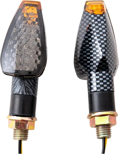Miniatura 7 de Mini luz de flecha para motocicleta, luces intermitentes de 0.394 in, indicador LED universal para motocicleta, lámpara ámbar intermitente