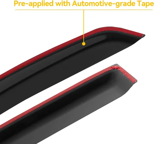 Miniatura 4 de Visores para ventanas y protectores contra la lluvia para Ford F150 de cabina estándar 1980-1996, Deflectores de viento y protectores para ventanas