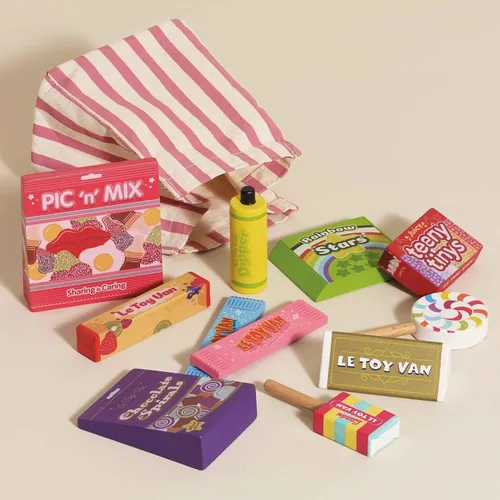 Miniatura 3 de Le Toy Van - Juego de comida de madera para jugar con dulces de simulación Juguete de madera para niños Ideal como regalo - Adecuado