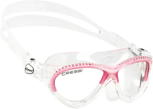 Miniatura 4 de Cressi Comfortable Swim Mask for Young aged from 7 to 15 ideal for pool and outdoor - Mini Cobra: made in Italy Claro/rosa
