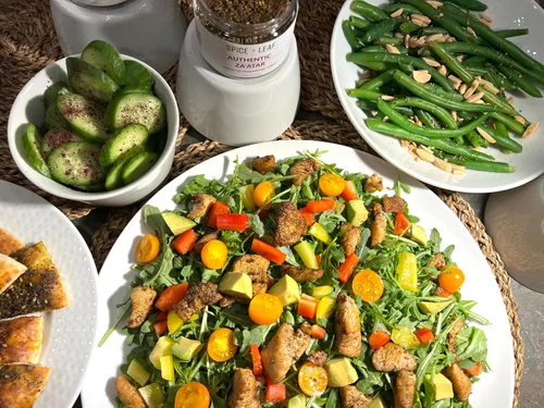 Miniatura 2 de SPICE + LEAF - Auténtico Zaatar libanés de primera calidad, mezcla de especias veganas kosher sin conservantes utilizada para el sabor de Oriente