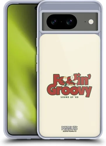 Miniatura 382 de Head Case Designs Funda de gel Woodstock 50th con licencia oficial de Peanuts Snoopy Guitar 1969 [protección de grado militar] compatible