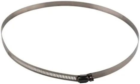 Ideal-Air Abrazaderas de manguera de acero inoxidable, 10 pulgadas, paquete de 2